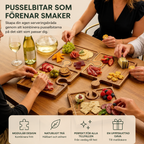 Puslespilsbræt i valnød