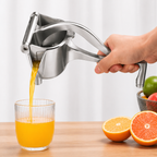 Manuel juicepresser i rustfrit stål