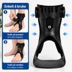 Ankelstøtte ved dropfod & ortose