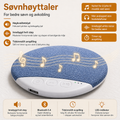Mini-søvnhøjttaler med Bluetooth og naturlyde