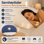 Mini-søvnhøjttaler med Bluetooth og naturlyde