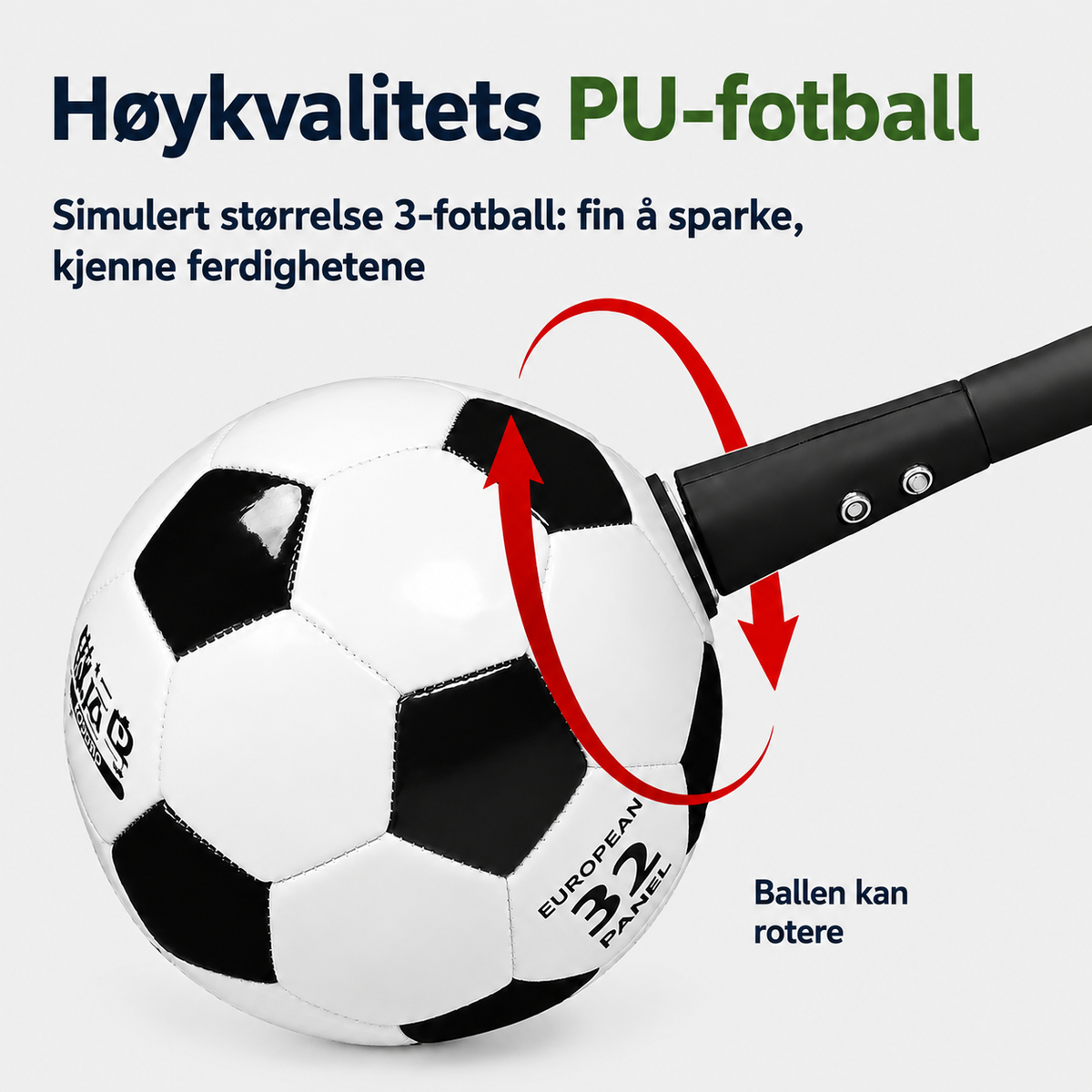 Fodboldtræner med boldretur til børn – træning af boldkontrol og teknik