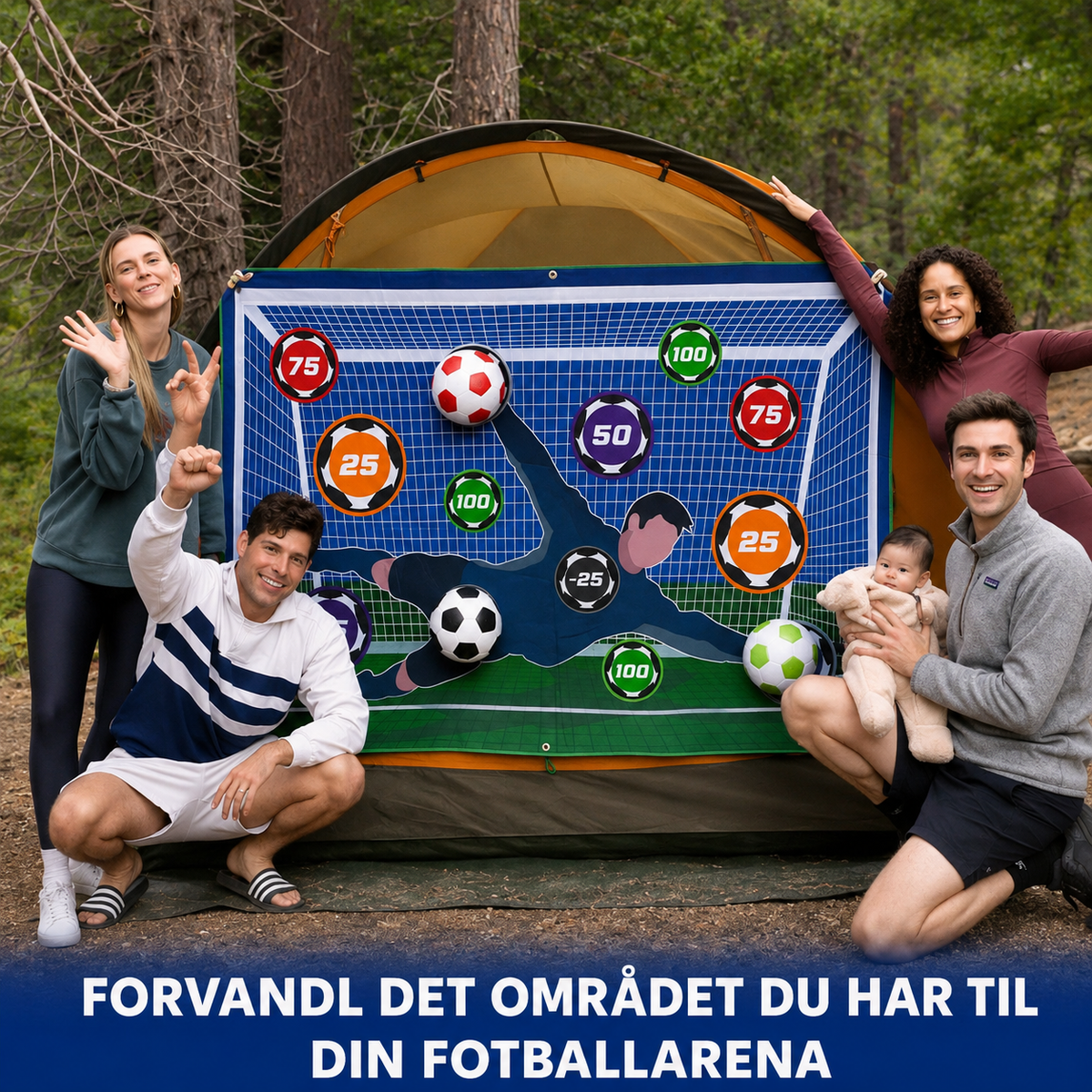Aktivt præcisionsspil for familie og venner