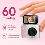 Mini nøgleringskamera med 1080p-video og flipskærm