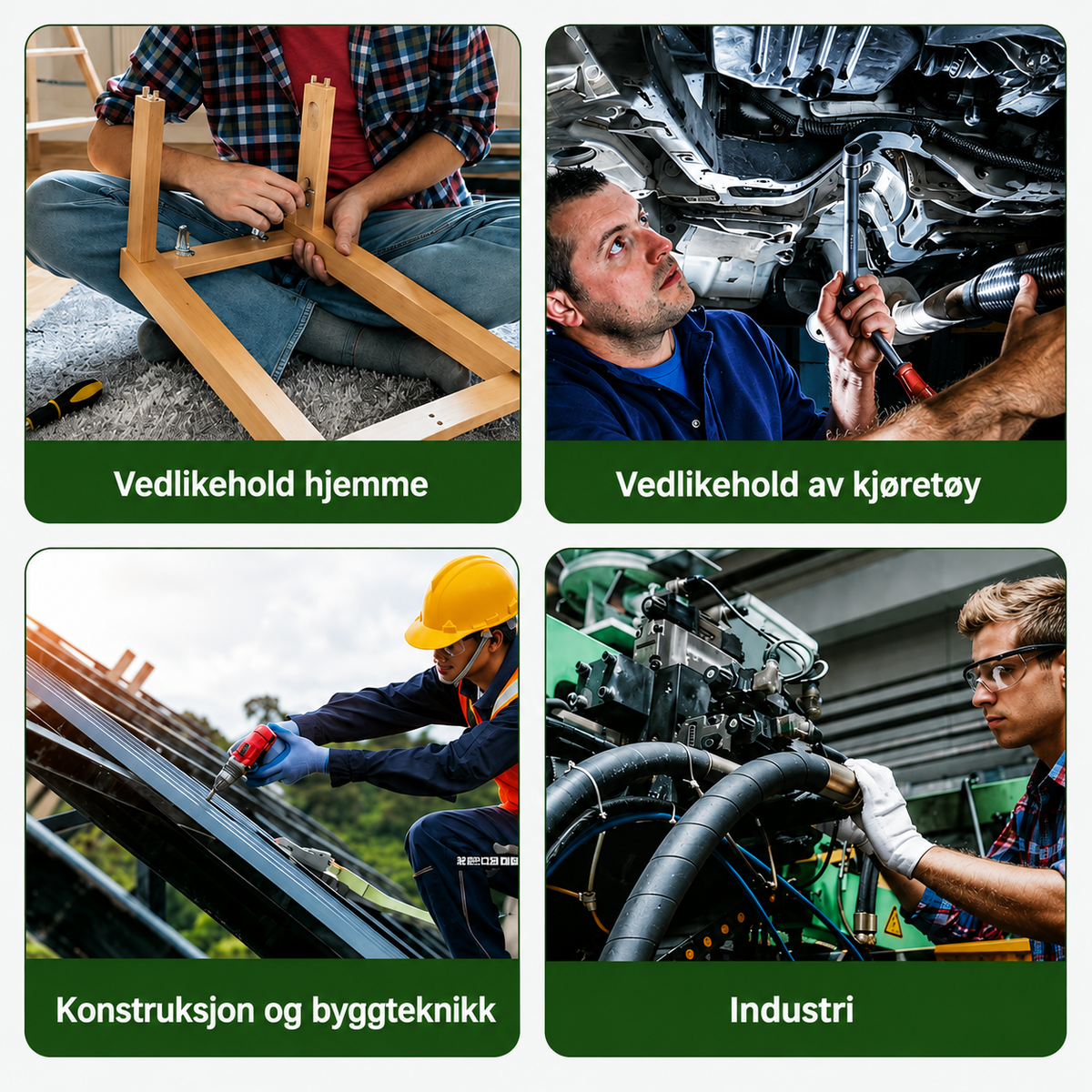 Justerbar universaltop 10–19 mm til møtrikker og bolte