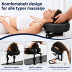 Massagehovedstøtte med memory foam til seng og hjemmebrug
