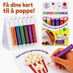 3D-tuscher med hævet effekt til kreativ tegning