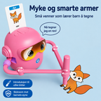 Interaktiv tegnerobot til børn – lær at tegne trin for trin