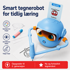 Interaktiv tegnerobot til børn – lær at tegne trin for trin