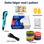 3D-pen til børn – lav figurer og kreativ 3D-kunst
