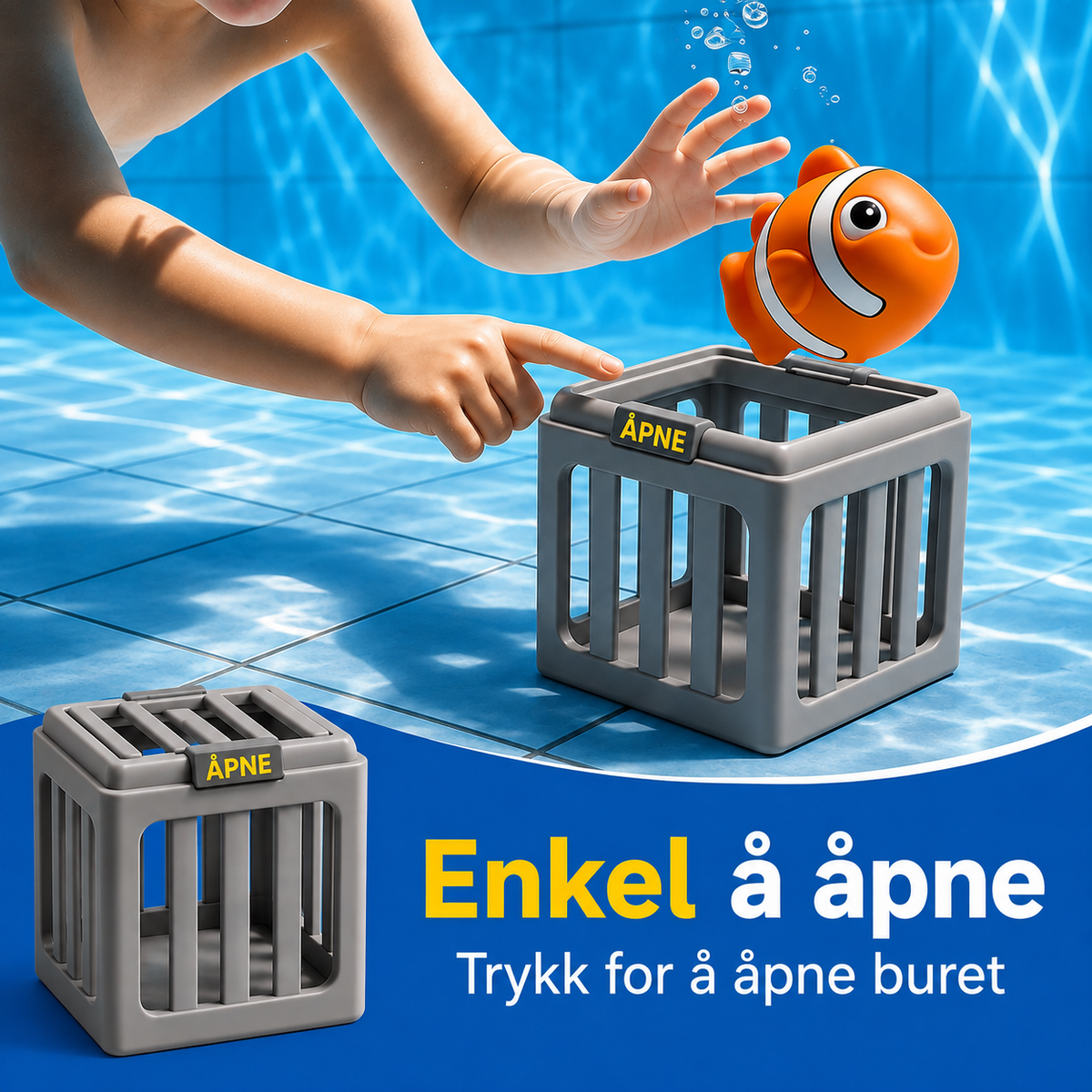Dykkelegetøj til børn – undervandsleg i poolen