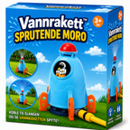 Vandraket til børn – roterende vandsprinkler til udendørs leg