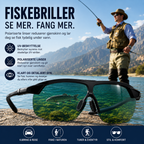 Polariserede fiskebriller – reducerer genskin fra vandet