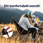 Sammenklappelig campingstol – let og transportabel stol til udendørs brug