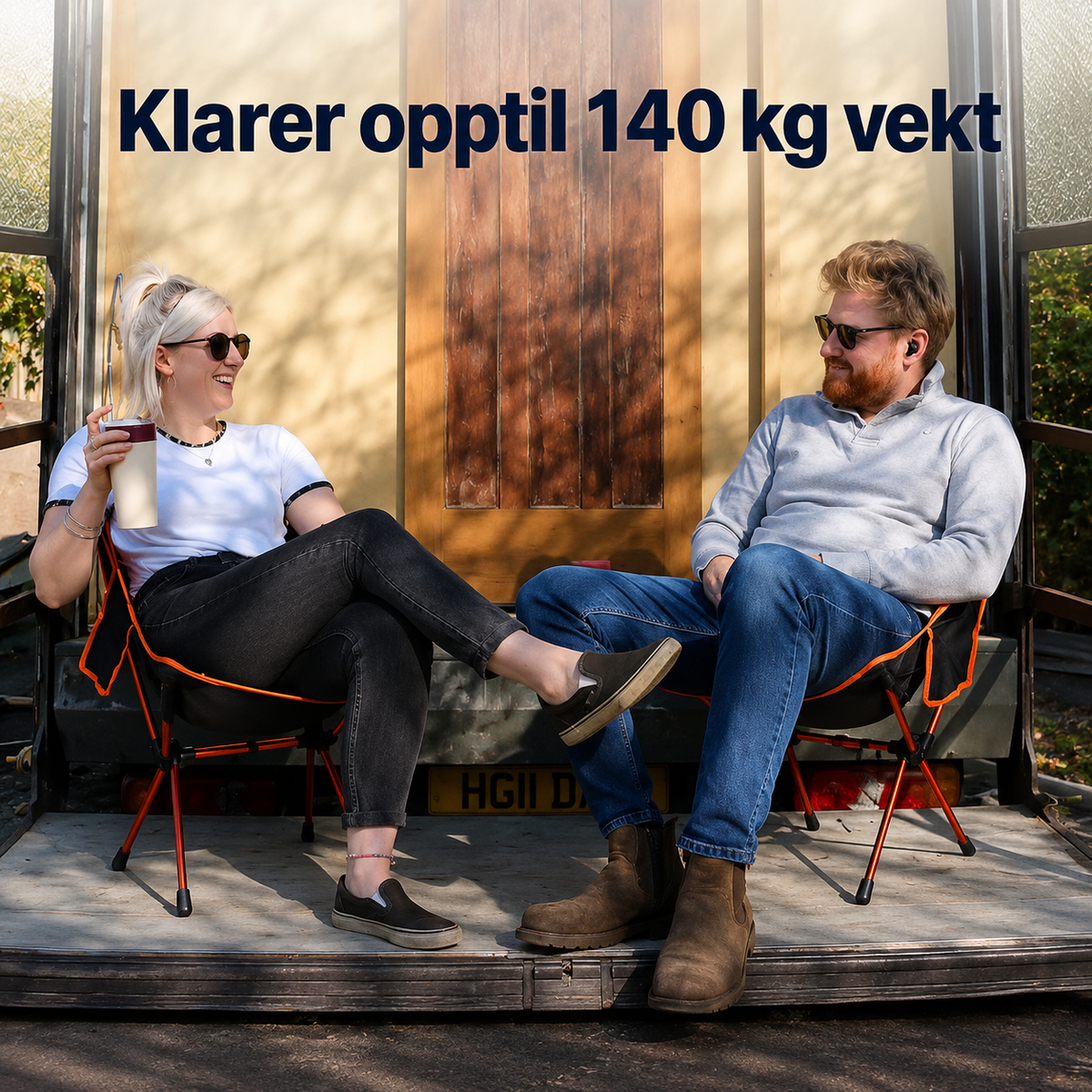 Sammenklappelig campingstol – let og transportabel stol til udendørs brug