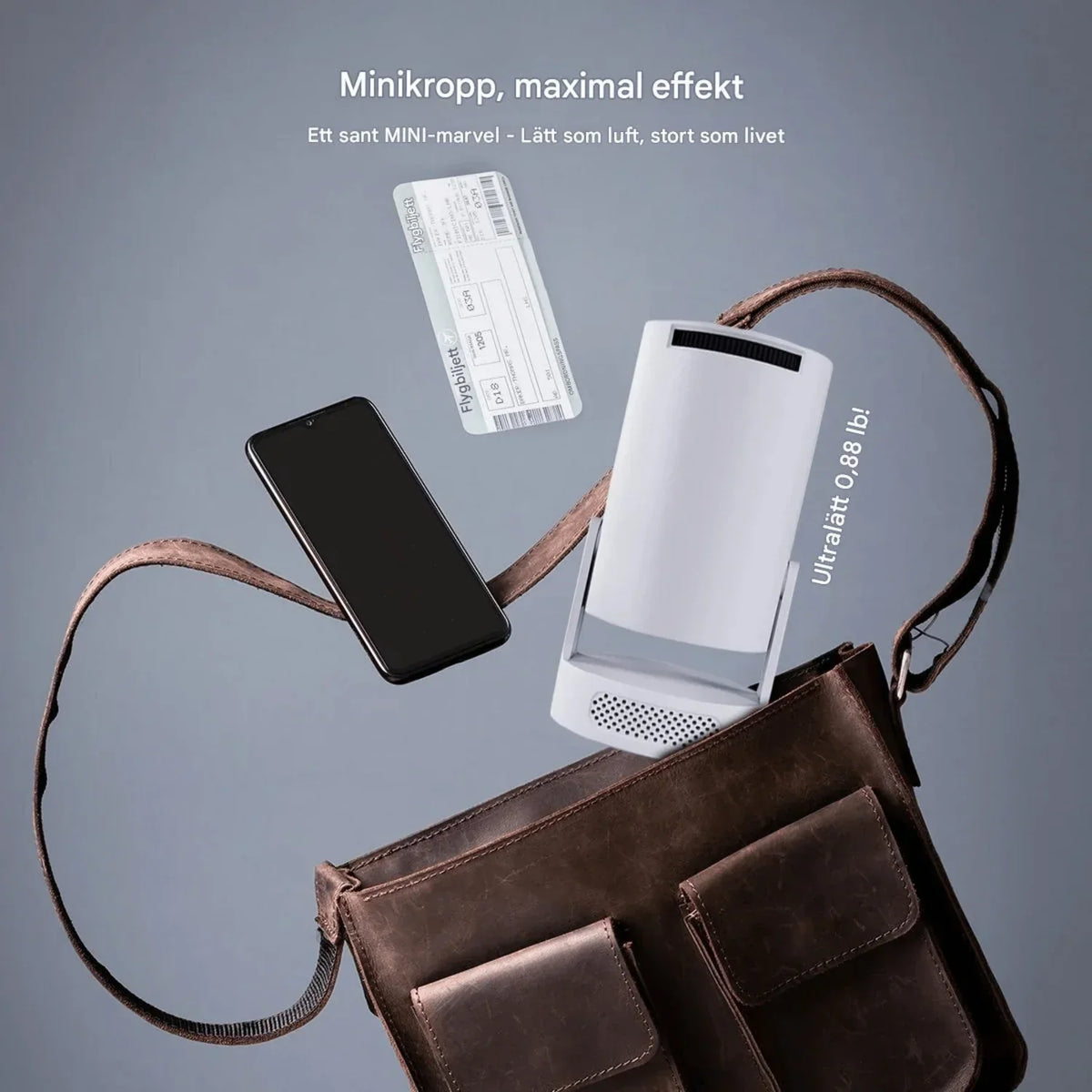 Bærbar smartprojektor med WiFi, Bluetooth og Android