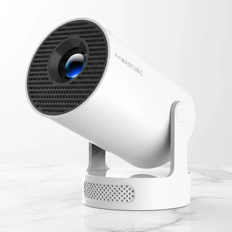 Bærbar smartprojektor med WiFi, Bluetooth og Android
