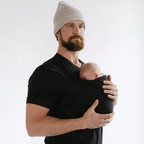 Kænguru-T-shirt med babylomme til nærhed og hygge