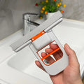 Kompakt handhållen minimopp med vikbart mopphuvud