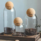 Elegante opbevaringsglas