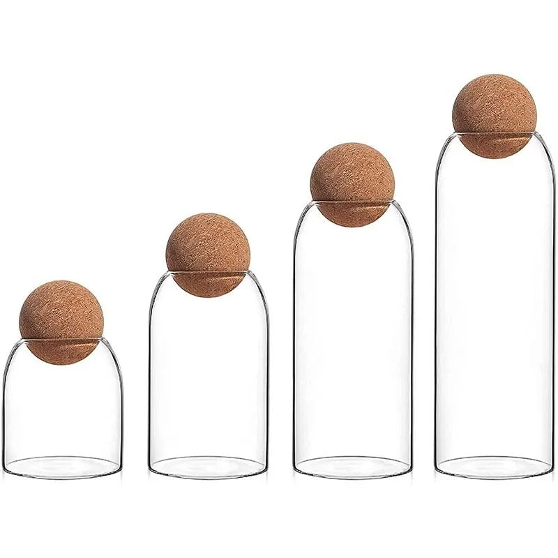 Elegante opbevaringsglas
