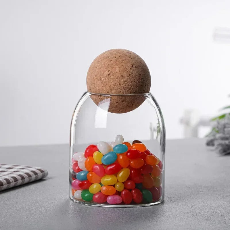 Elegante opbevaringsglas