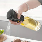 Svart 300 ml sprayflaska för matolja används vid matlagning